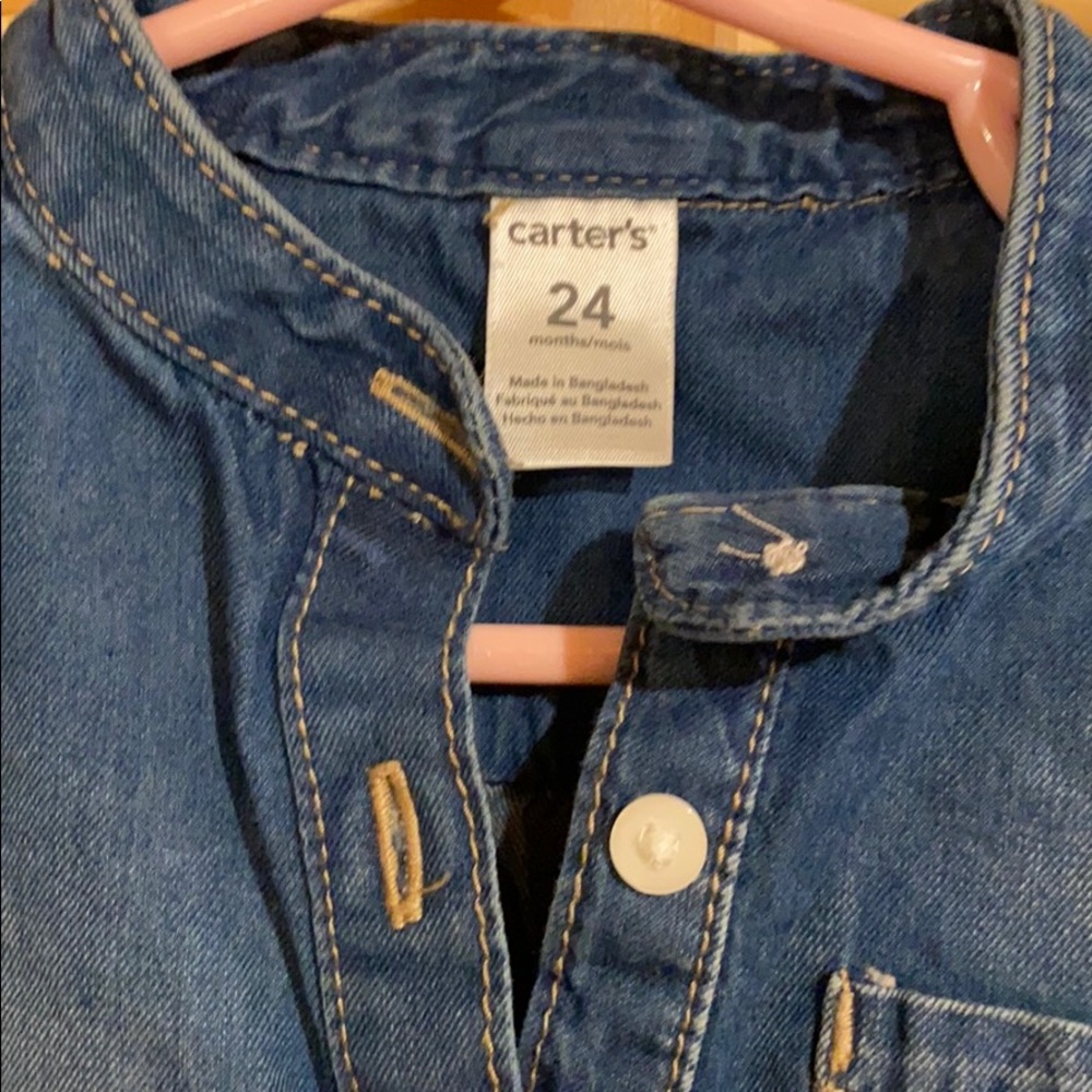 Denim top - Picture 2 of 2